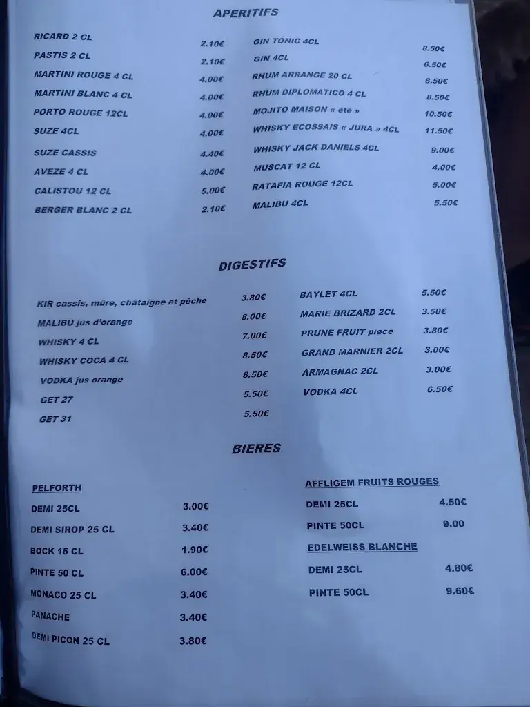 Menu_Bar et Restaurant L'EXCEPCION_Salles-Curan_immagine_1