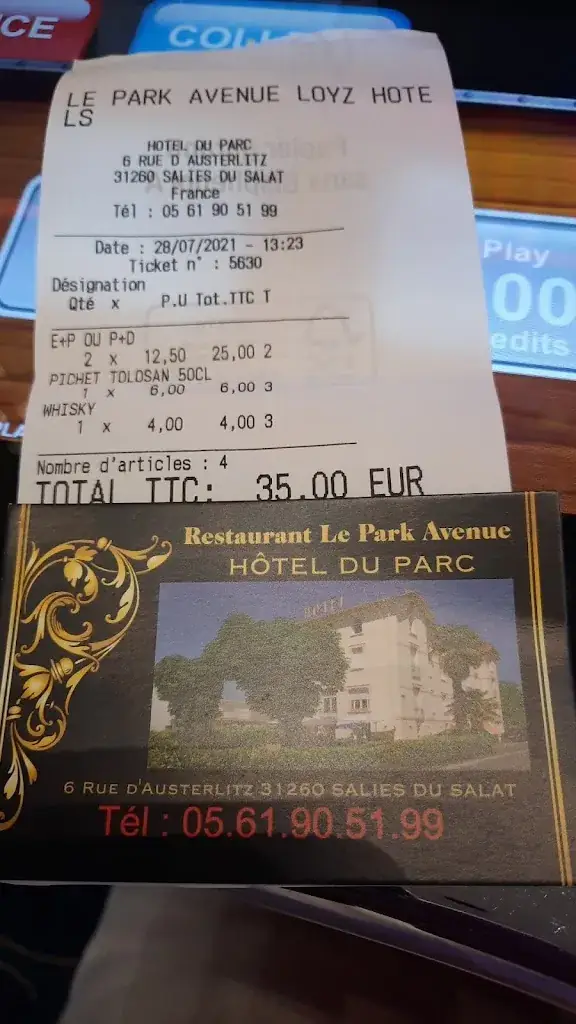 xd “loup gris31”_Le Park Avenue Restaurant_Salies-du-Salat_review