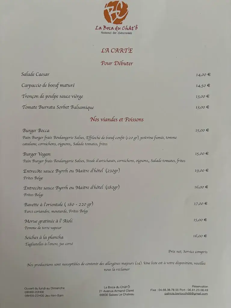 Menu_La Boca du Chat'Ô_Salses-le-Château_image_1