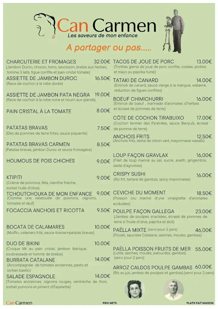 Menu_Can Carmen_Sainte-Marie-la-Mer_image_1