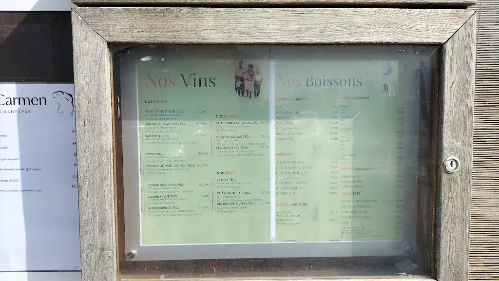 Menu_Can Carmen_Sainte-Marie-la-Mer_image_2