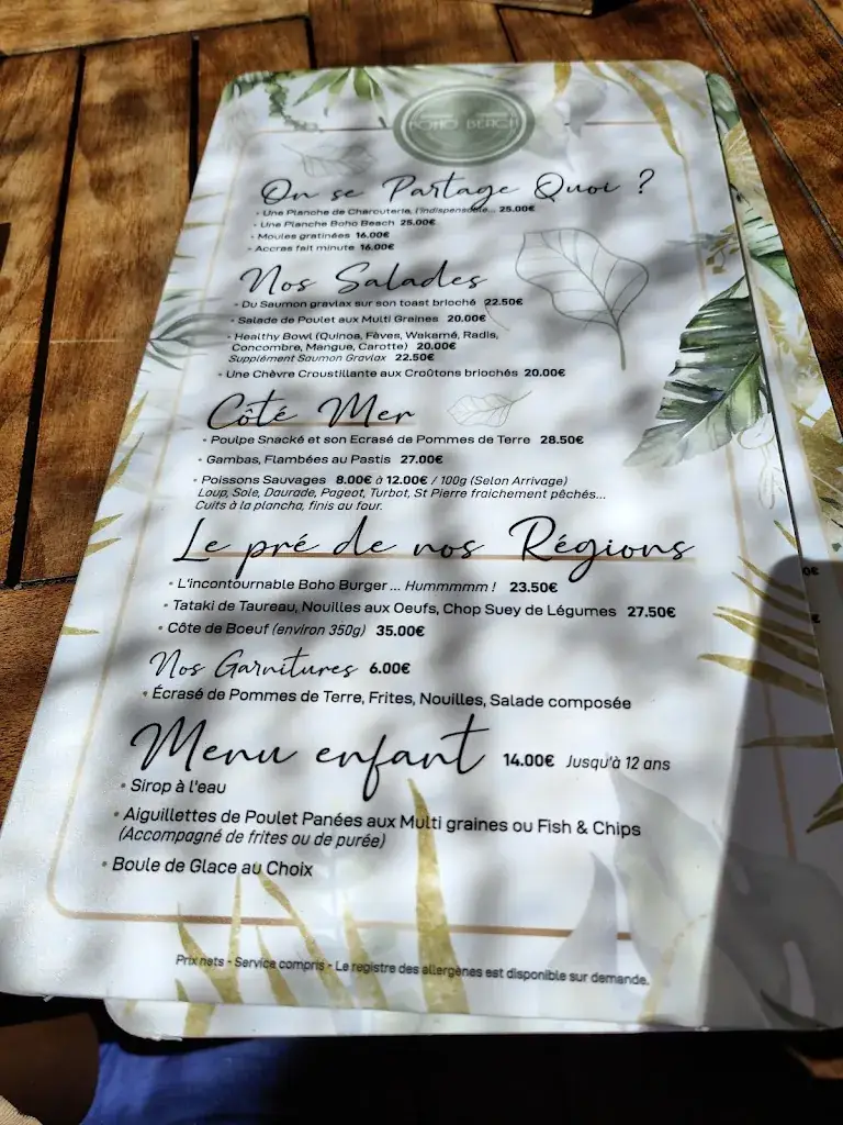 Menü_Boho Beach en Camargue_Saintes-Maries-de-la-Mer_Bild_1