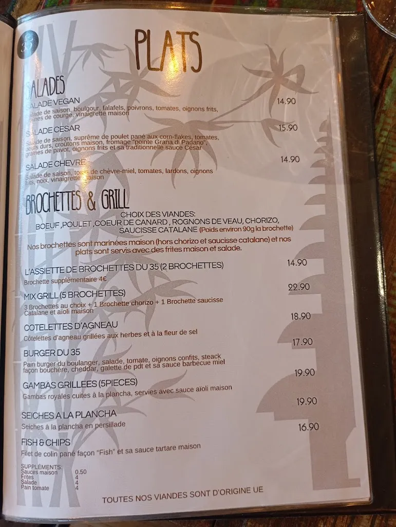 Menü_Le 35_Sainte-Marie-la-Mer_Bild_1