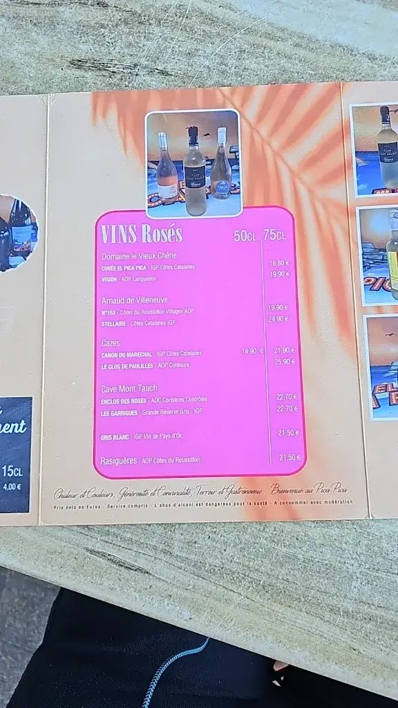 Menu_El Pica Pica_Sainte-Marie-la-Mer_image_4