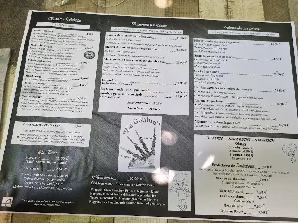 Menü_L Entrepotes_Sainte-Marie-la-Mer_Bild_1