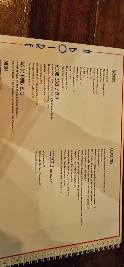 Menu_Poissonnerie Restaurant L'Étrille_Sainte-Marie-la-Mer_image_2