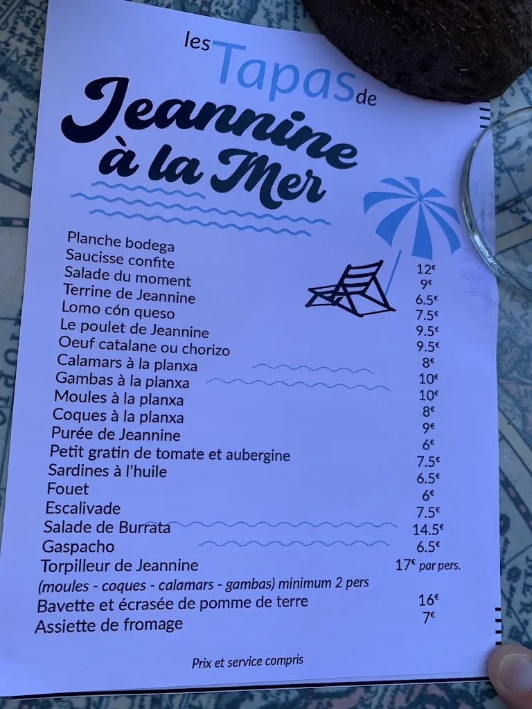Menu_Jeannine à La Mer_Sainte-Marie-la-Mer_image_3