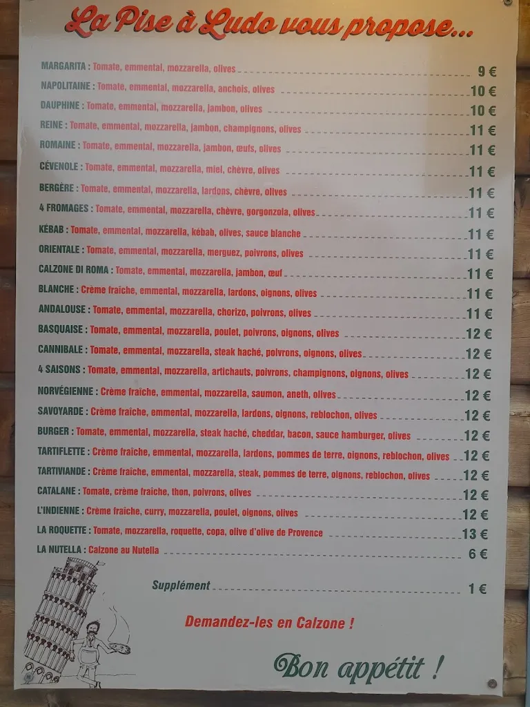 Menu_La Pise à Ludo_Saussan_image_1