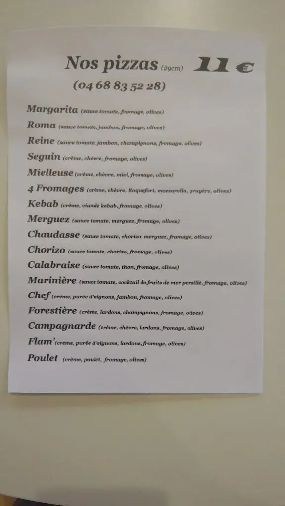 Menu_Restaurant Les Casteillets 