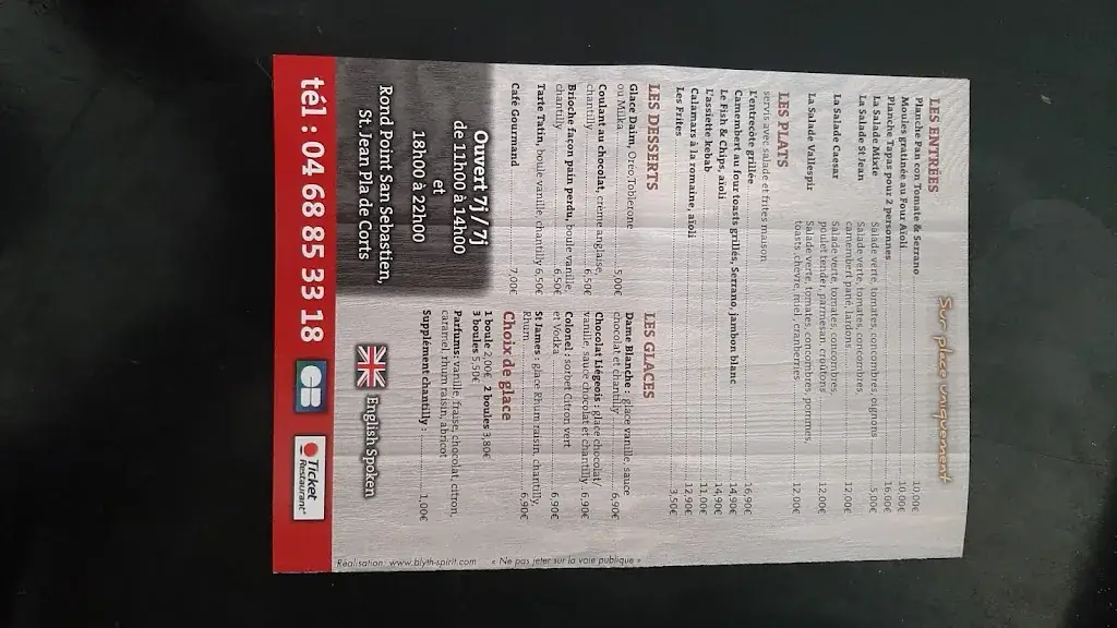 Menu_El Bodegon Catalan_Saint-Jean-Pla-de-Corts_image_1