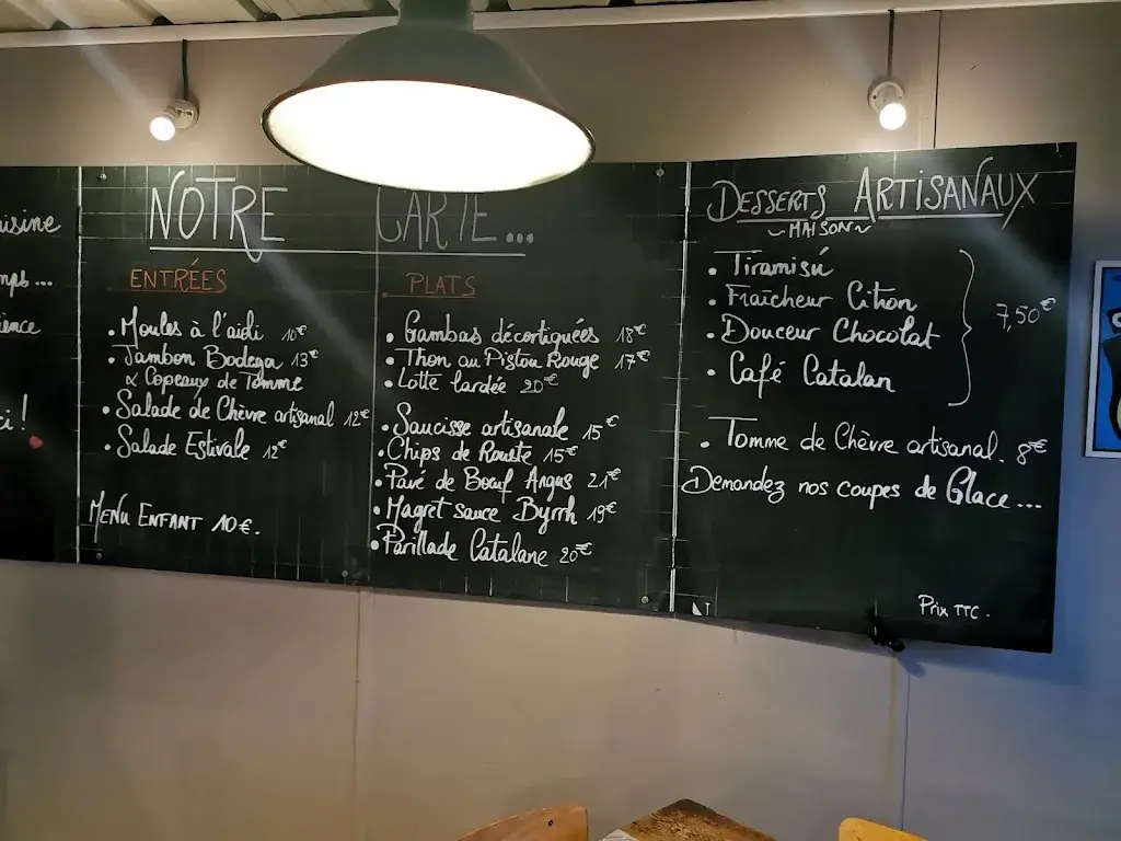 Menu_La guinguette du lac_Saint-Jean-Pla-de-Corts_image_1