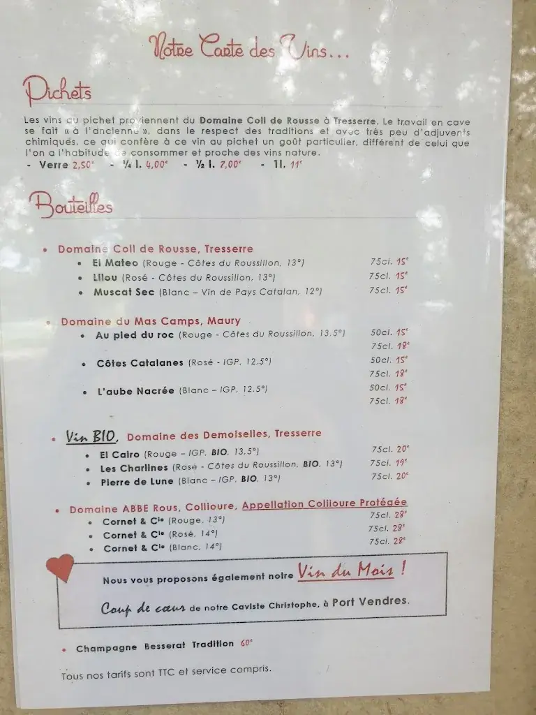 Menu_La guinguette du lac_Saint-Jean-Pla-de-Corts_image_2