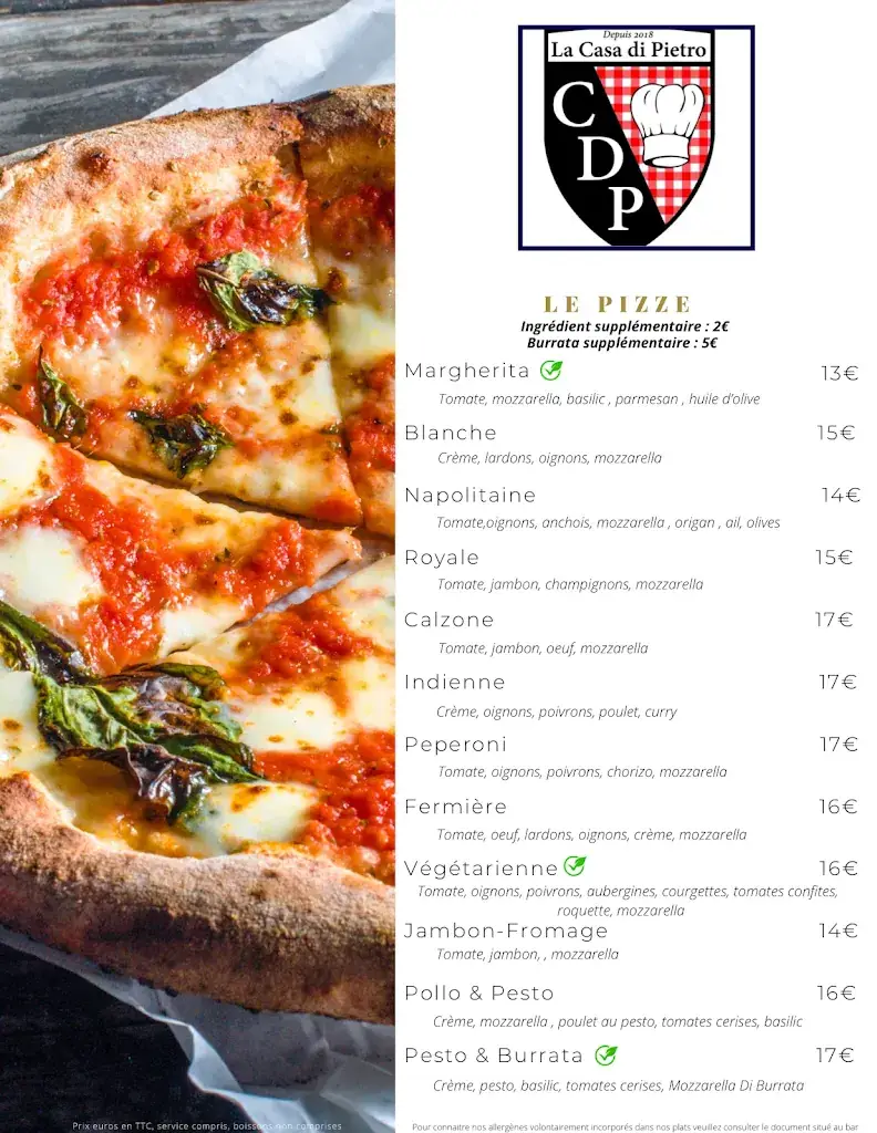 Menü_La Casa Di Pietro_Onet-le-Château_Bild_3