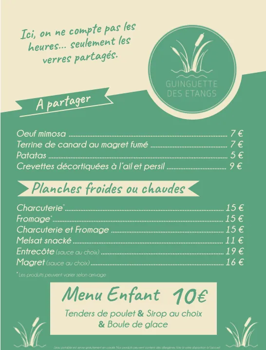 Menu_Guinguette des étangs_Saïx_image_2