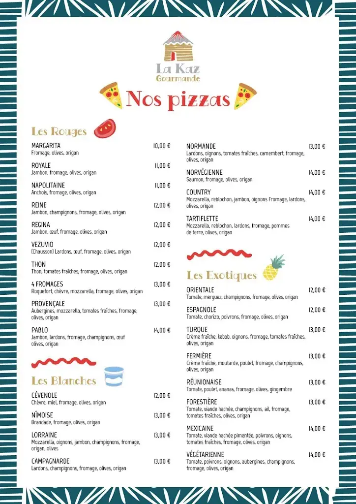 Menu_La Kaz Gourmande - Restaurant Sandwicherie - Remoulins_Remoulins_image_1