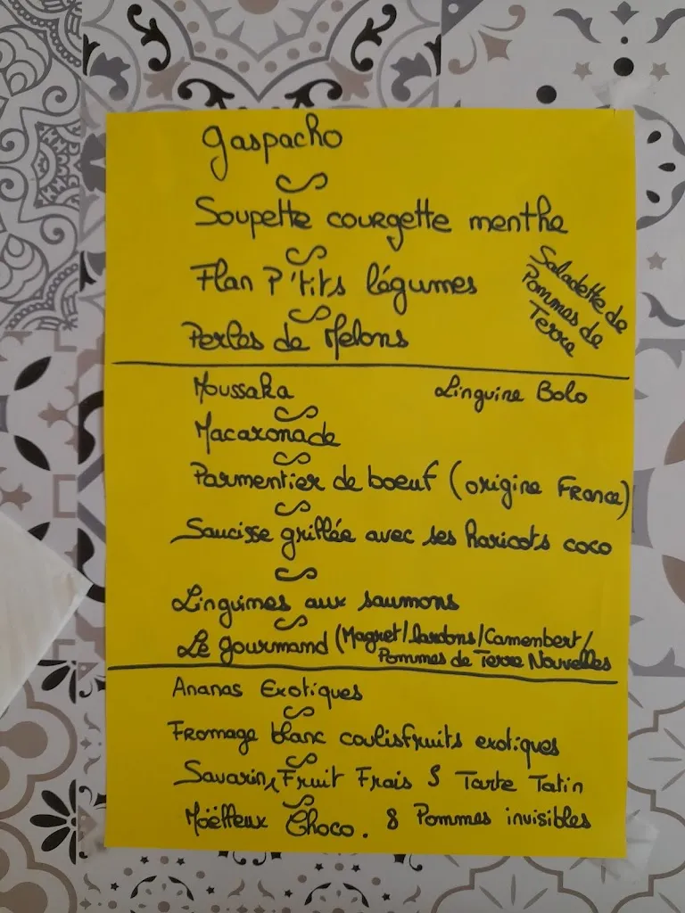 Menu_Restaurant P'Ose_Sigean_image_1