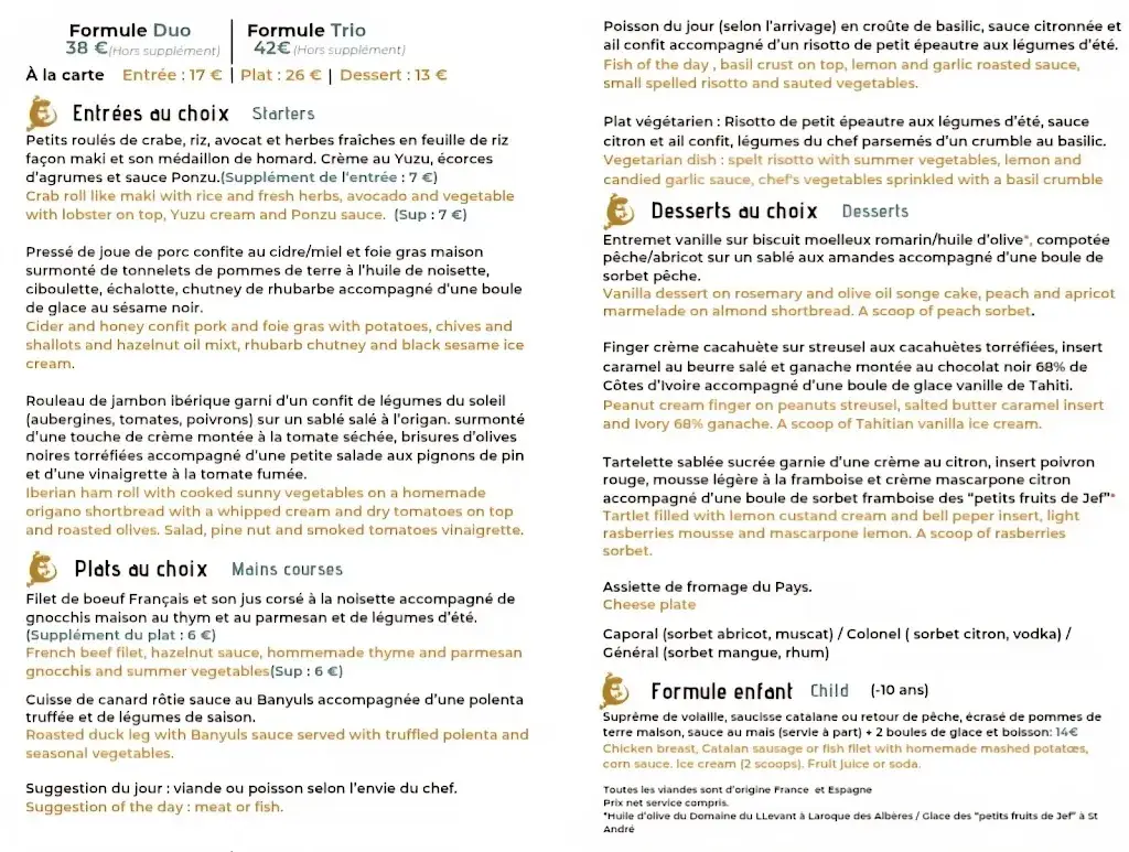 Menu_La Salamandre_Sorède_image_1