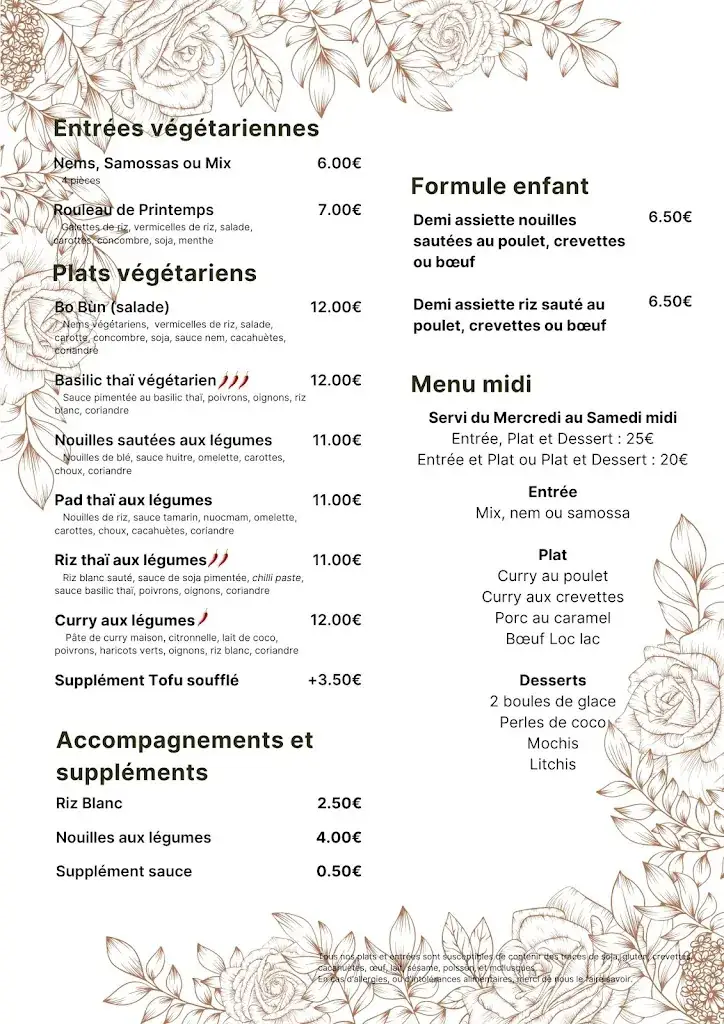 Menu_Le Petit Mekong_Sorèze_image_4