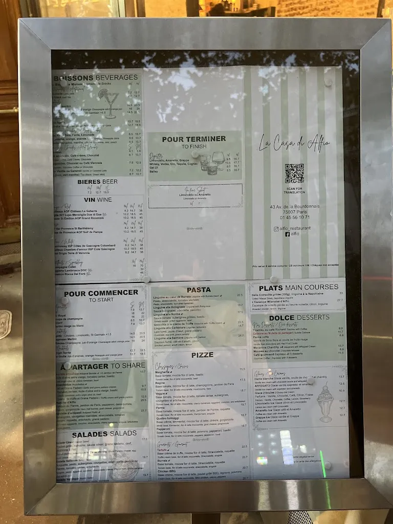 Menu_La Casa di Alfio_Paris_immagine_1