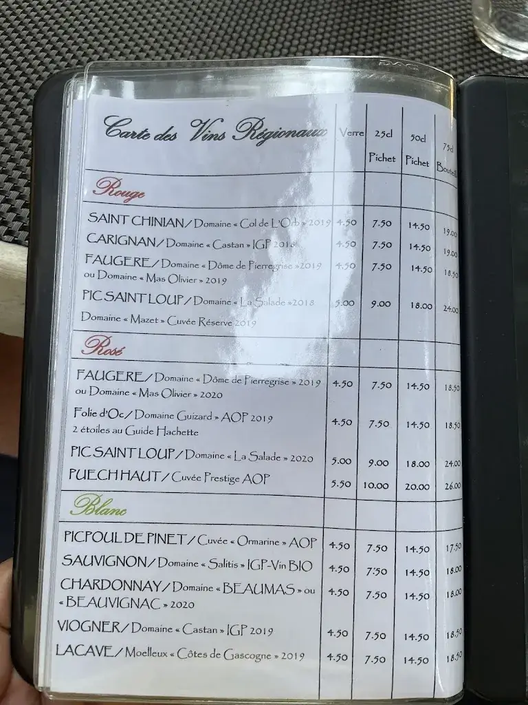 Menu_La Table de Laura_Sète_image_3