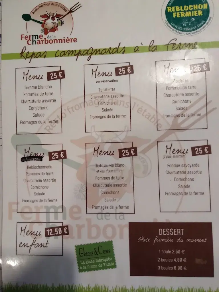 Menu_La ferme de la Charbonnière_Menthon-Saint-Bernard_image_1