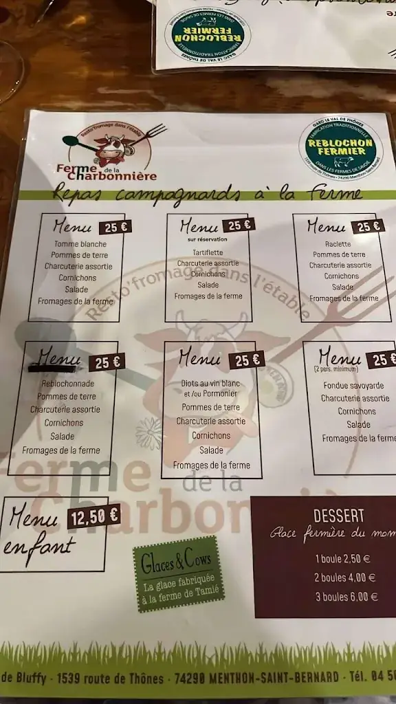 Menu_La ferme de la Charbonnière_Menthon-Saint-Bernard_image_4