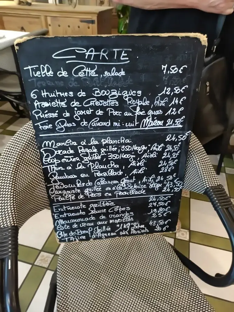 Menu_Le Véradier_Sète_image_1