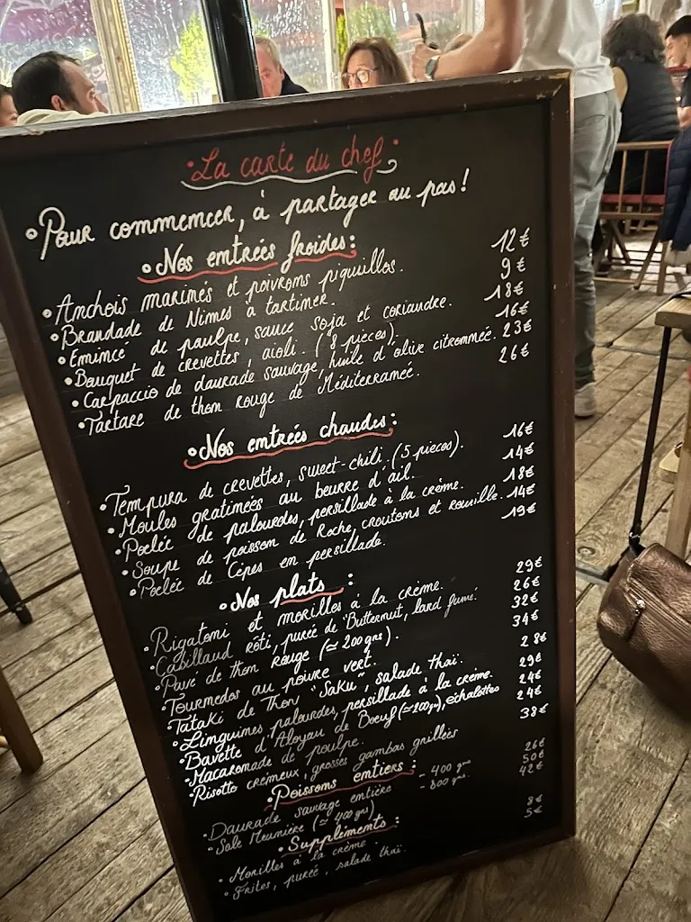 Menu_coquillages et crustacés_Sète_image_2