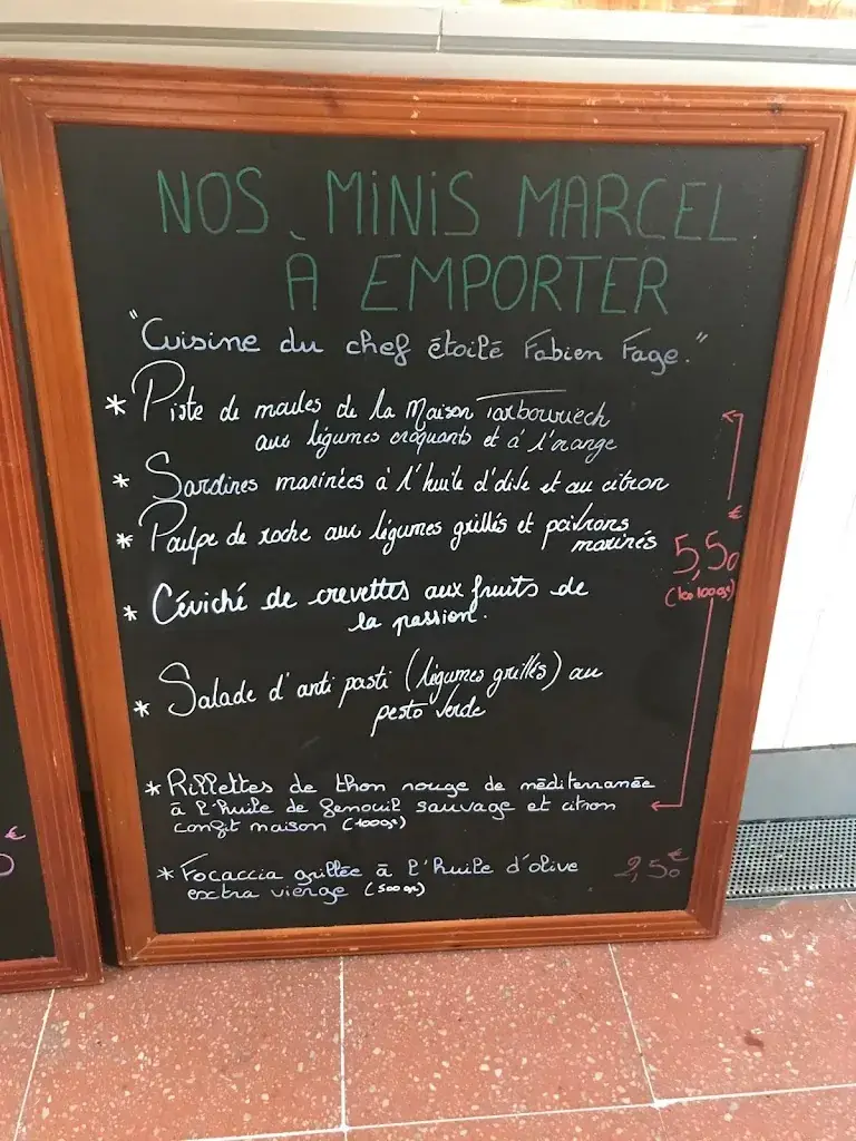 Menu_The Marcel aux Halles de Sète_Sète_image_1