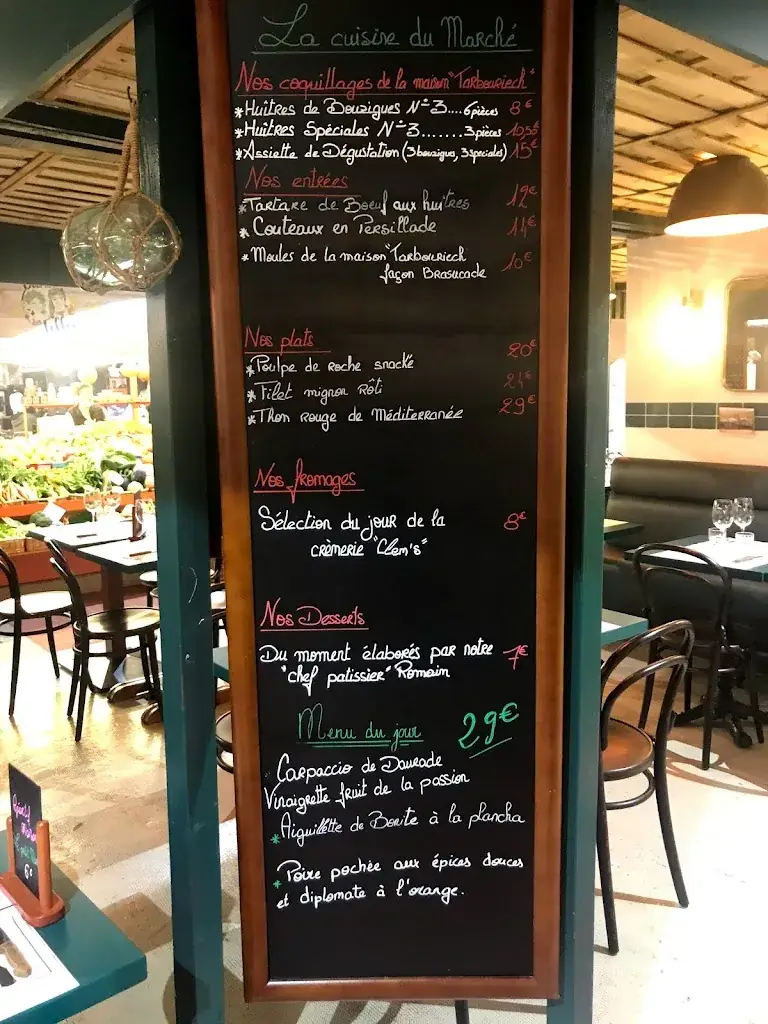 Menu_The Marcel aux Halles de Sète_Sète_image_2