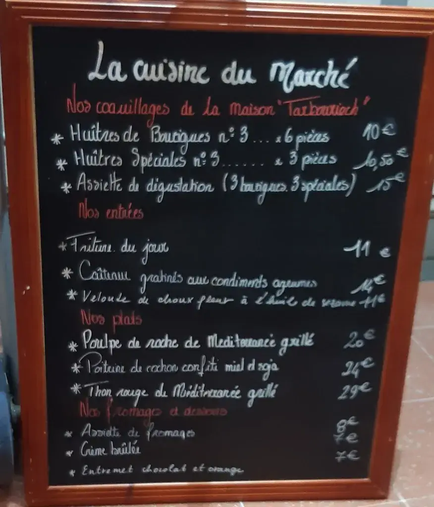 Menu_The Marcel aux Halles de Sète_Sète_image_4