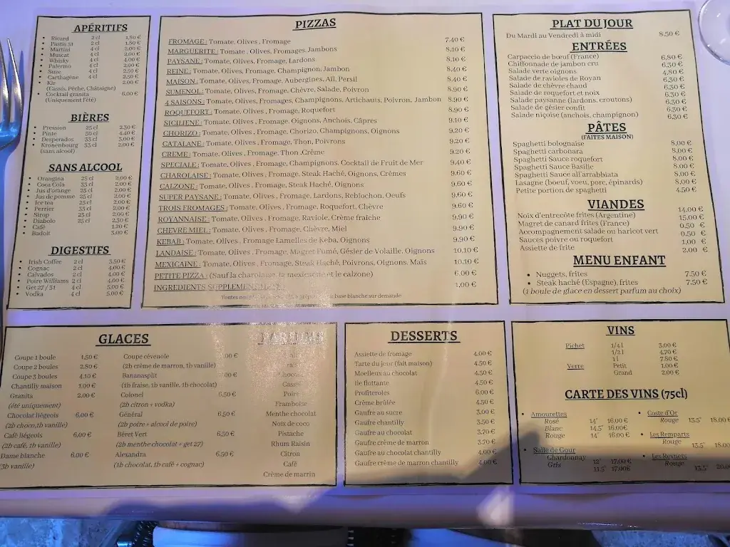 Menu_Chez Laurent et Cathy Pizzeria_Sumène_image_1