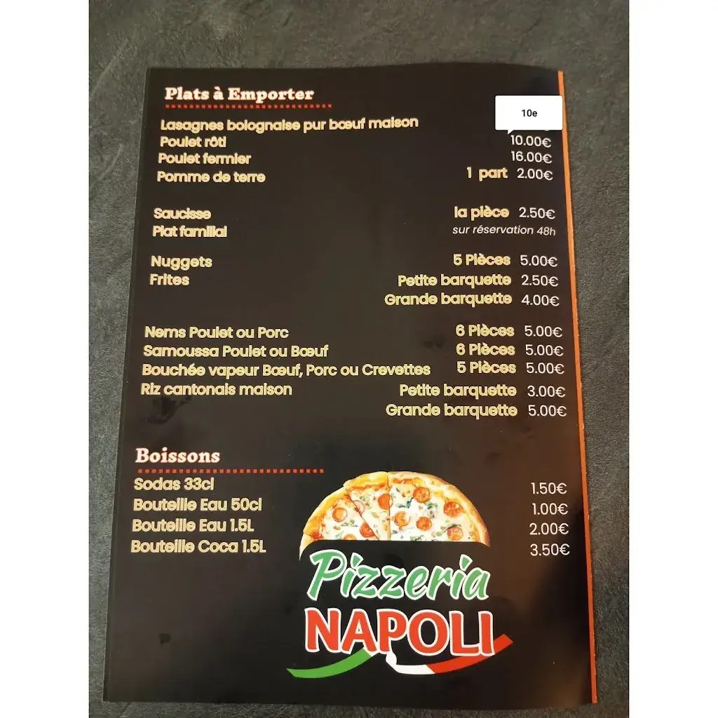 Menu_Pizzeria Napoli Sumène_Sumène_image_2