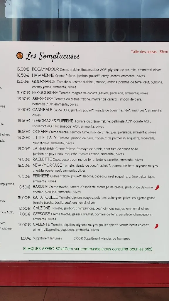 Menu_la pizzeria_Tarascon-sur-Ariège_image_2