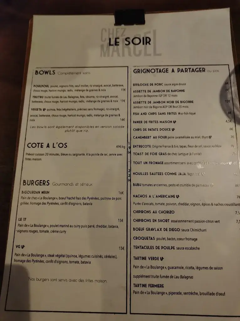 Menu_Chez Marcel_Tarbes_image_3