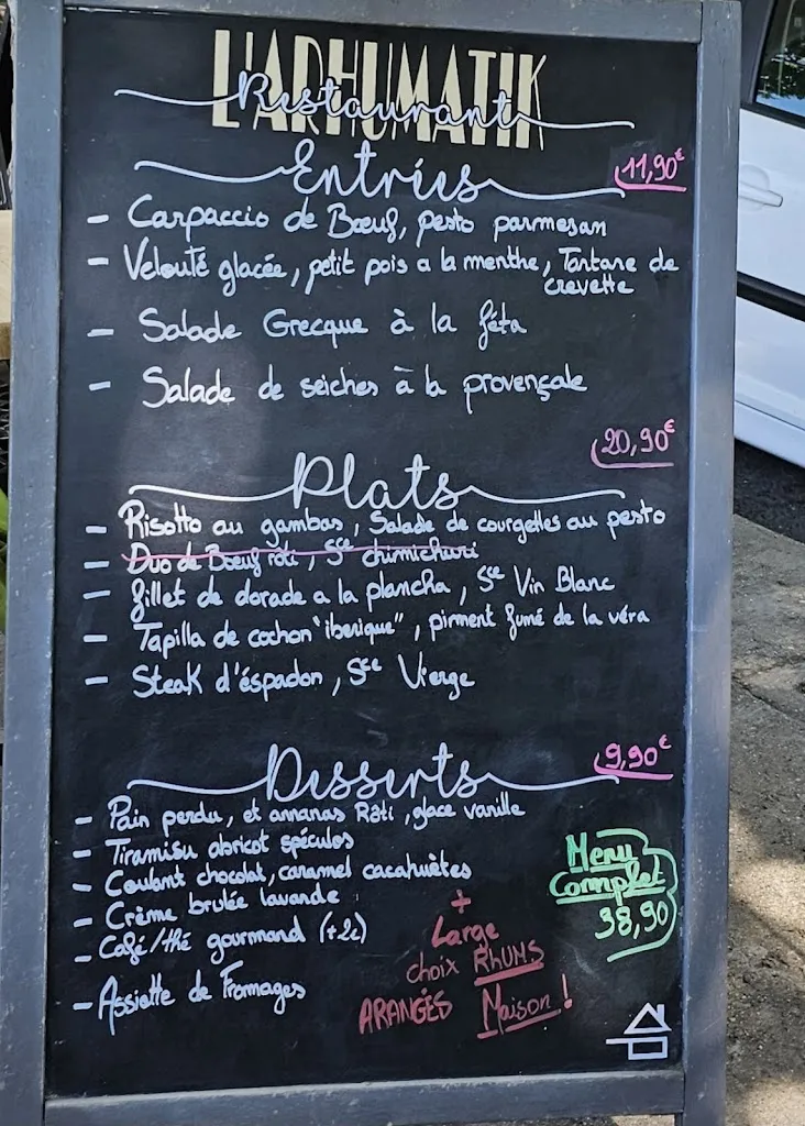 Menu_L'arhumatik_Sommières_image_1