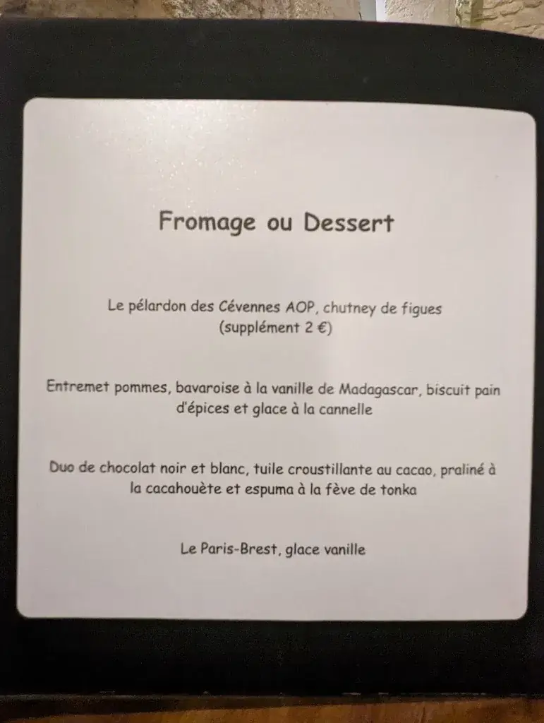 Menu_Le Patio by Lou Caléou_Sommières_image_2