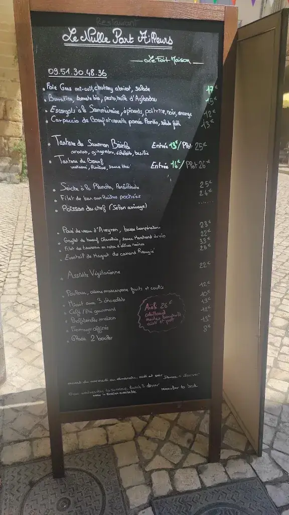 Menu_Le Nulle Part Ailleurs_Sommières_image_3