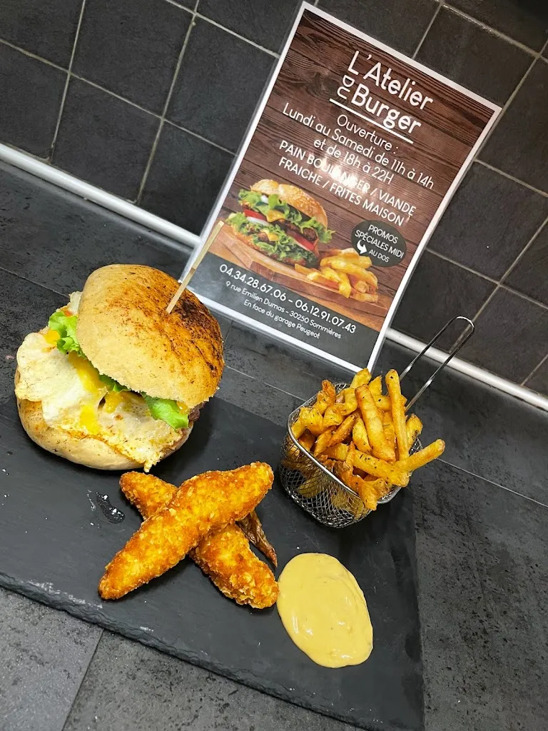 Menu_L'Atelier Du Burger_Sommières_immagine_2