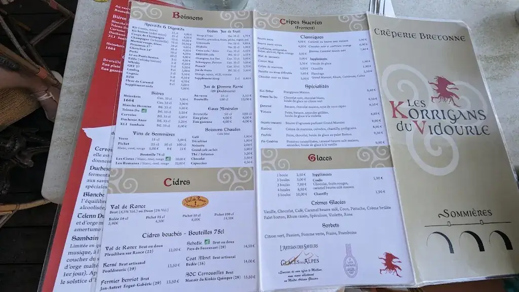 Menu_Les Korrigans du Vidourle_Sommières_image_1