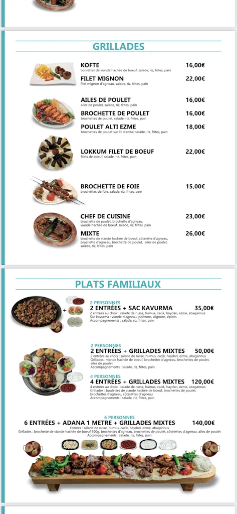 Menu_La maison de la viande turquoise_Sommières_image_1