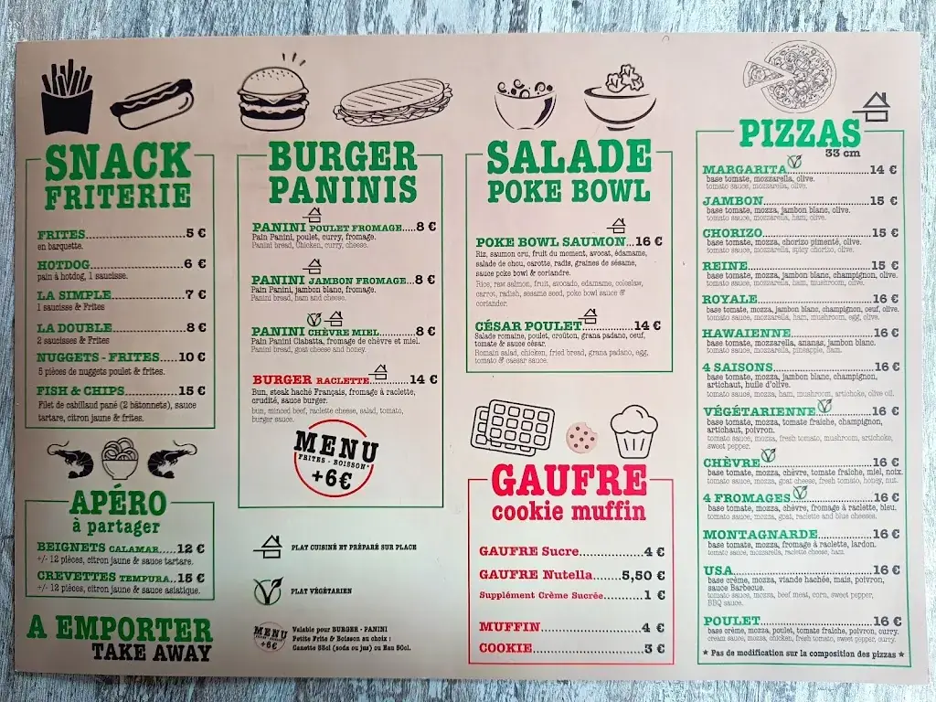 Menu_Restaurant de la Plage_Menthon-Saint-Bernard_image_1