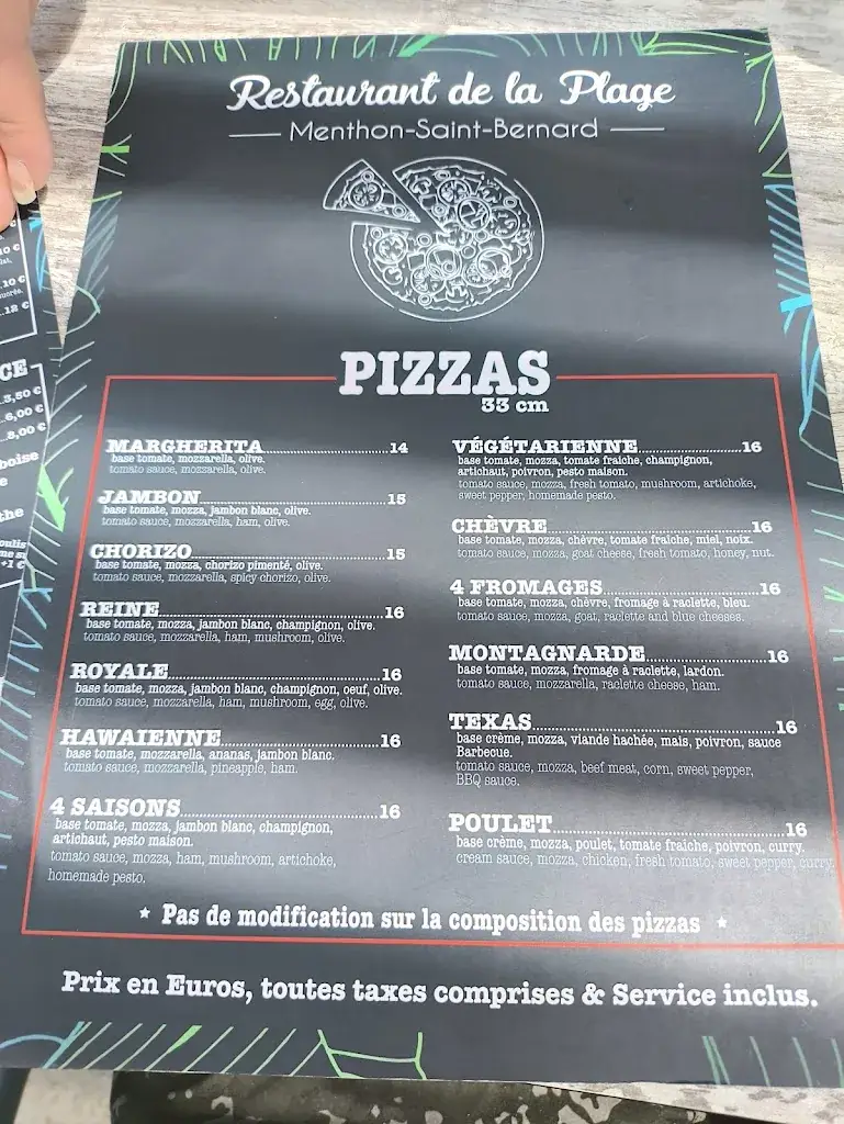 Menu_Restaurant de la Plage_Menthon-Saint-Bernard_image_3