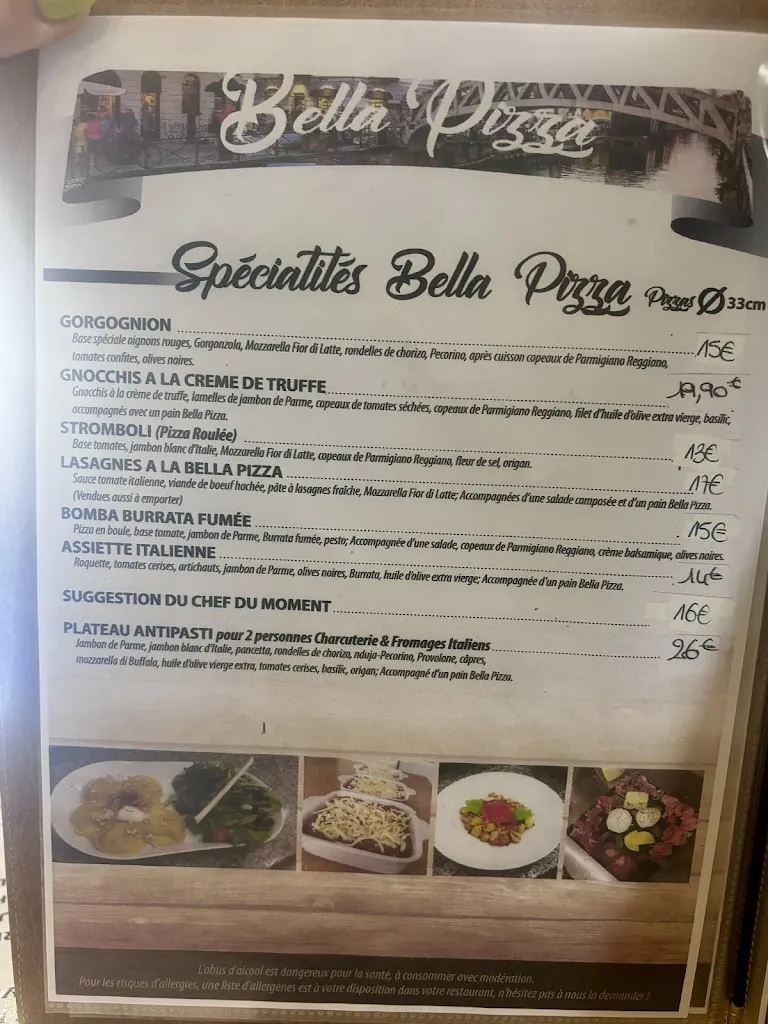 Menu_Bella pizza_Sommières_image_1