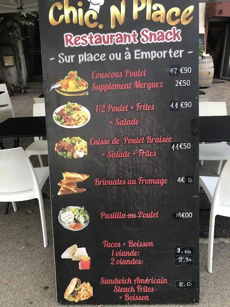 Menu_Restaurant Snack Chic’N Place_Sommières_image_1