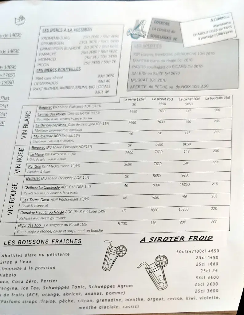 Menu_Brasserie le quercy_Souillac_image_2