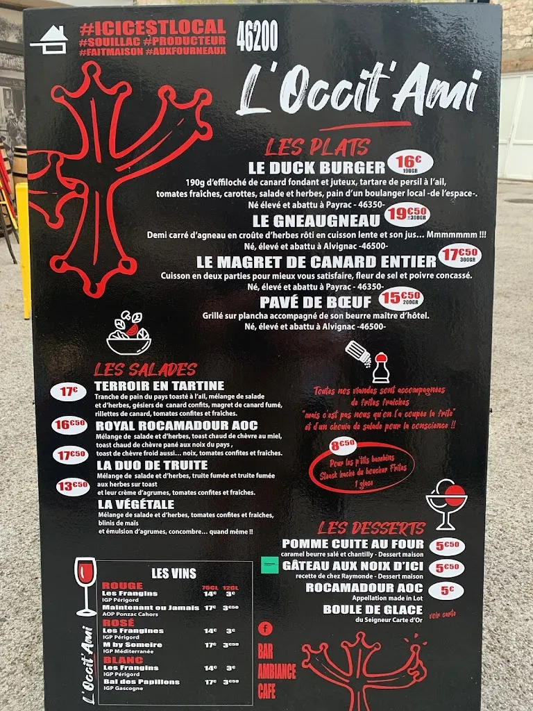 Menu_L'Occit'Ami_Souillac_immagine_1