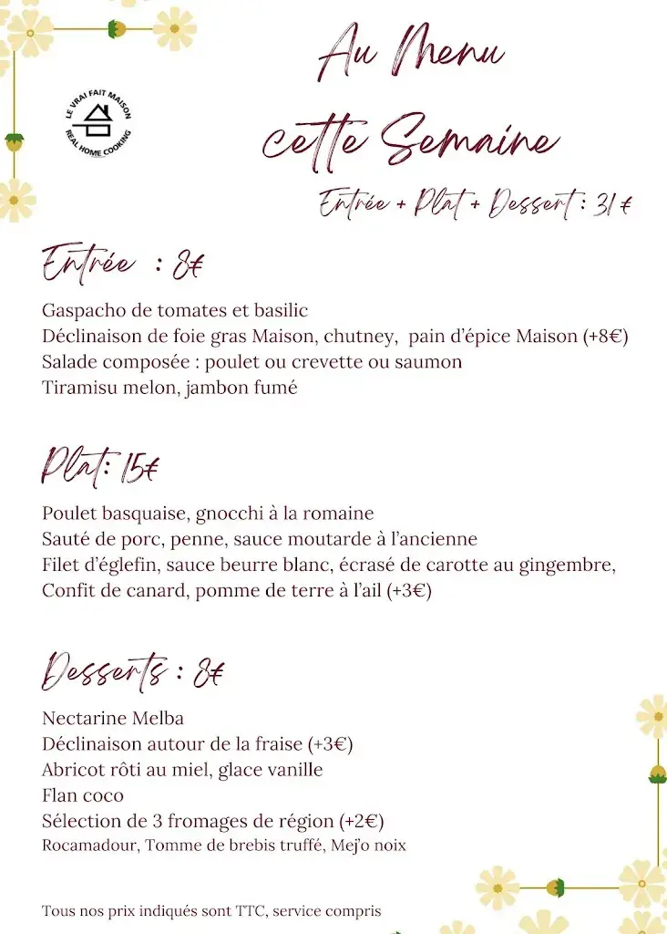 Menu_Logis Restaurant la Vieille Auberge Souillac – Cuisine de terroir et de saison_Souillac_image_1