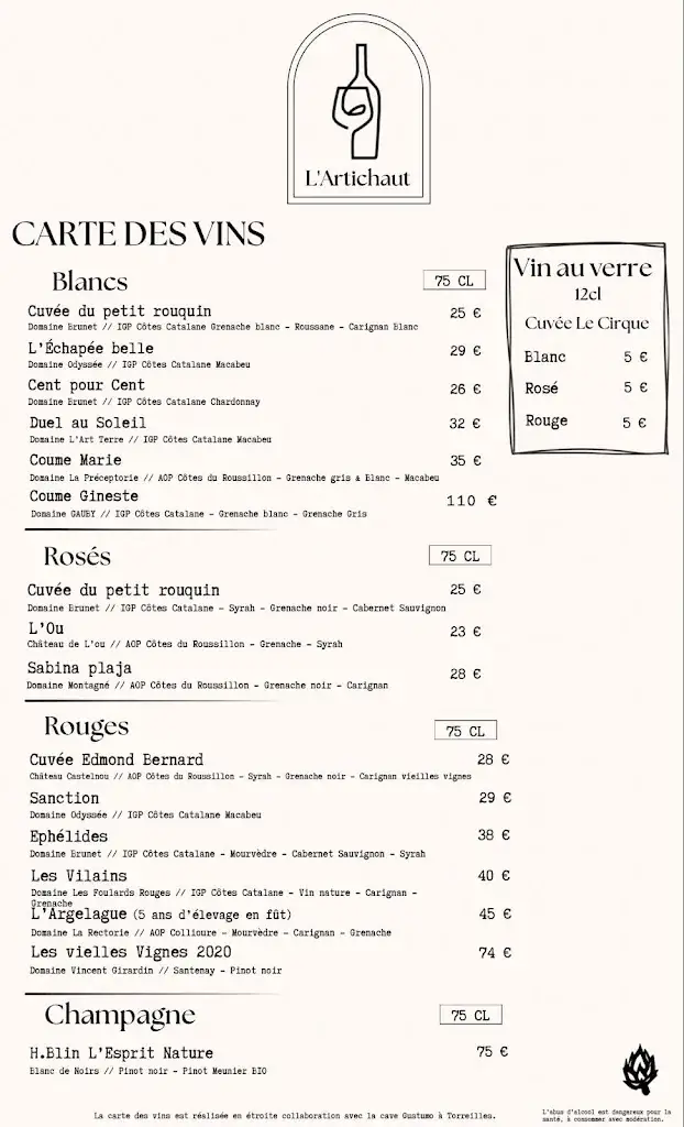 Menu_L'Artichaut_Torreilles_image_2