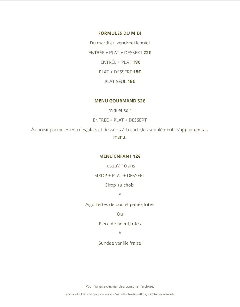 Menu_The House Restaurant_Tourbes_image_2